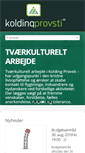 Mobile Screenshot of koldingprovsti.dk